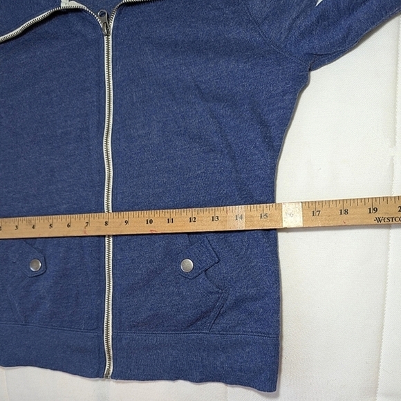 Y2K 3/4 Sleeve Zip Up Sweater - Picture 6 of 8